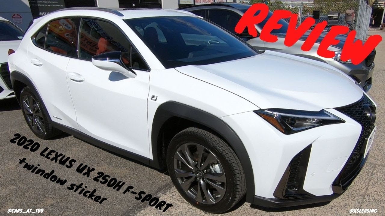 2020 LEXUS UX 250H F-SPORT REVIEW -- THE MOST LUXURIOUS AND COMPACT HYBRID SUV !