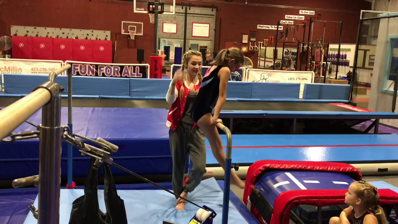 How to Coach Beginner Gymnastics Bars: Casting