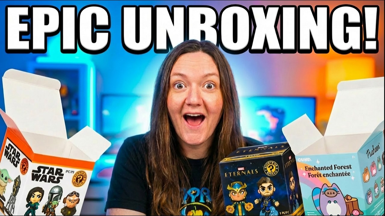 3 Mystery Boxes Opened! Star Wars, Eternals & Pusheen Collectibles Inside