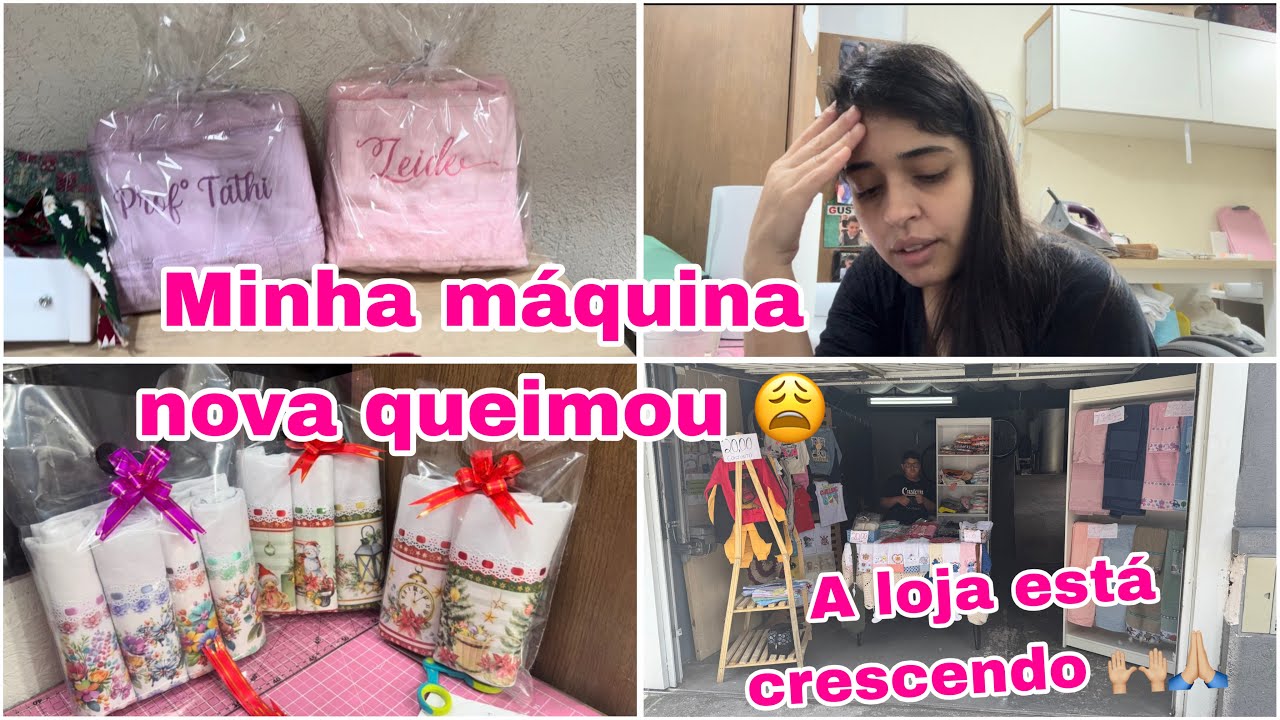 Paguei só 6 parcelas da máquina de 12 mil reais 😩 abri a loja estamos na luta não podemos desistir🙏🏼