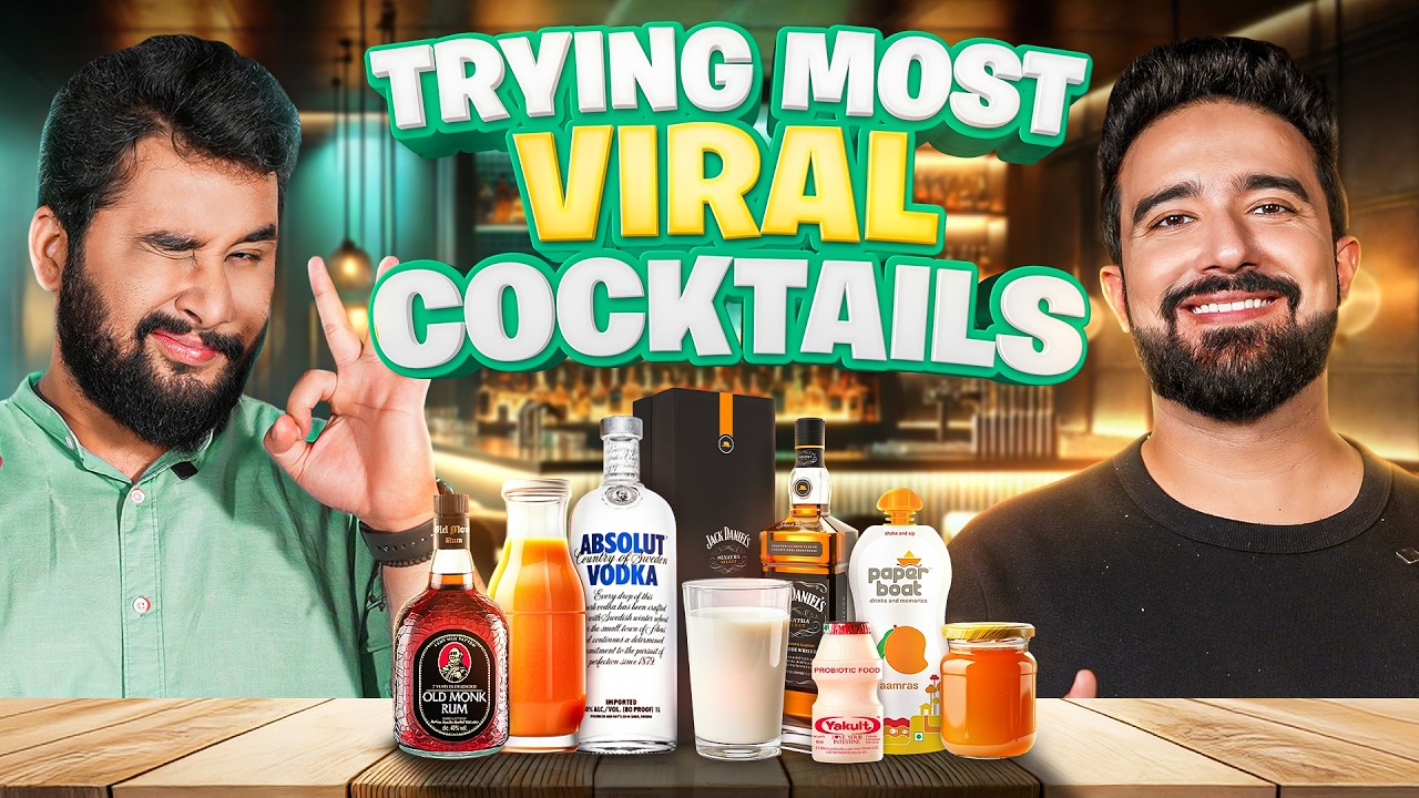 Trying WEIRD VIRAL COCKTAILS | Cheers! By The Urban Guide