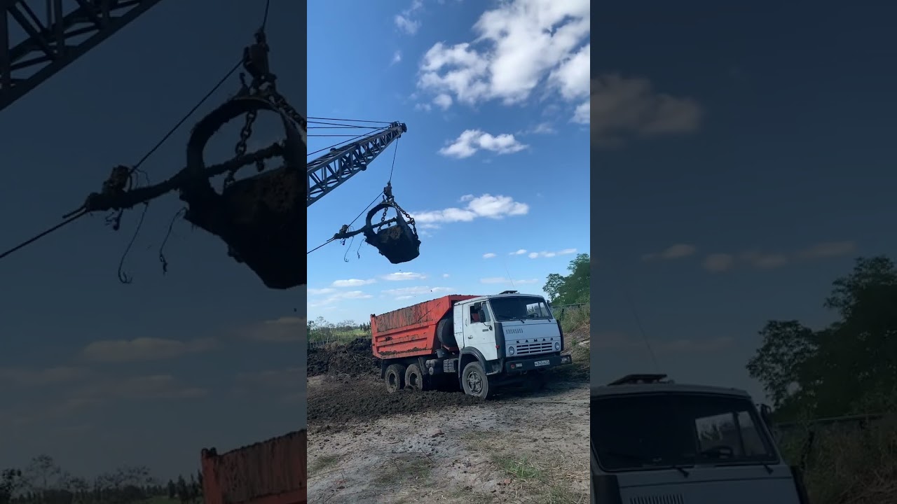 Драглайн,Камаз и (го….но)