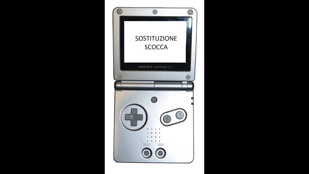 SOSTITUZIONE SCOCCA GAME BOY ADVANCE SP