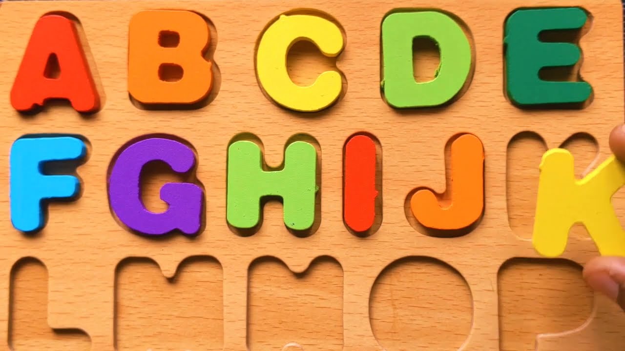Learn Alphabets & Colors Name with Puzzle Board | Best Learning Videos for Kids & Toddlers| abcd