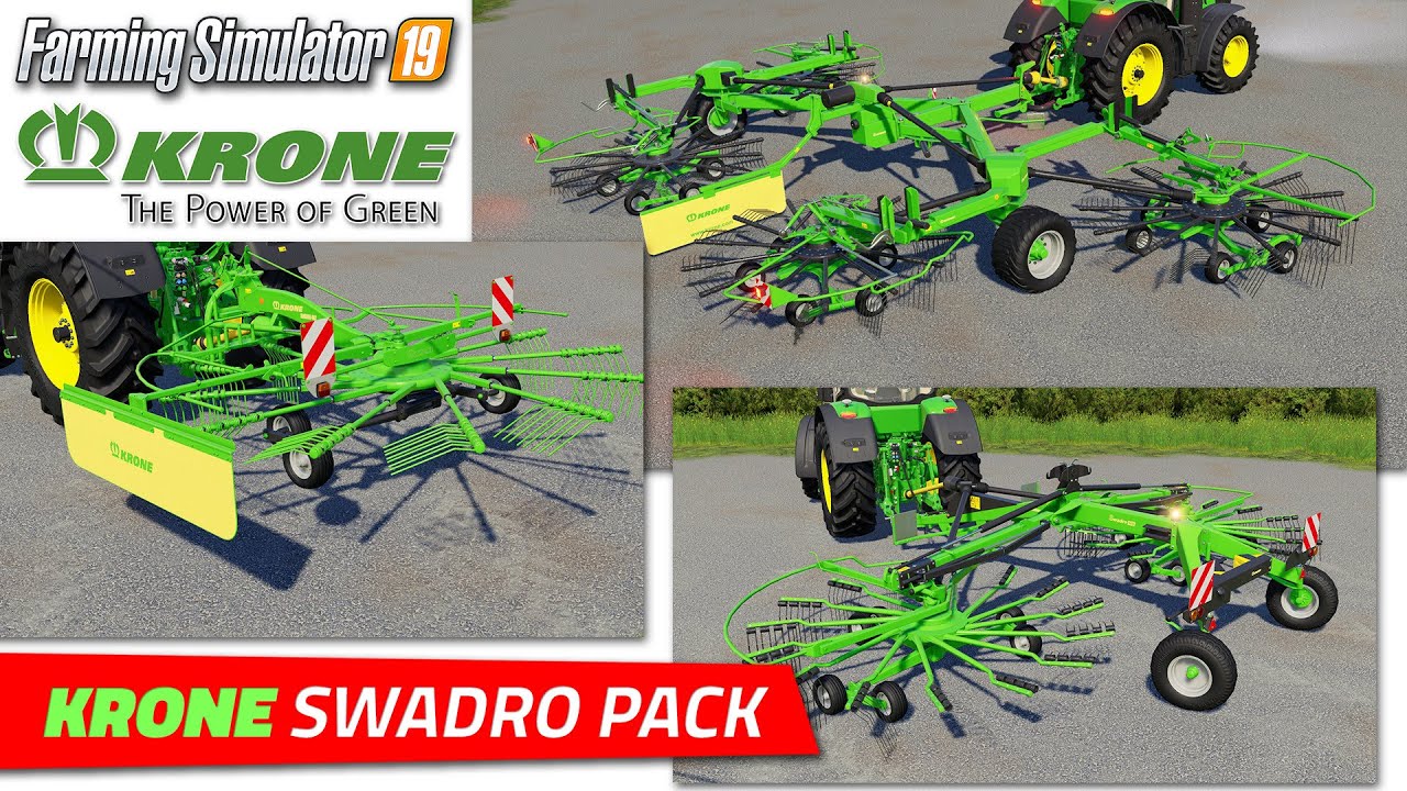 FS19 | KRONE Swadro Pack - review