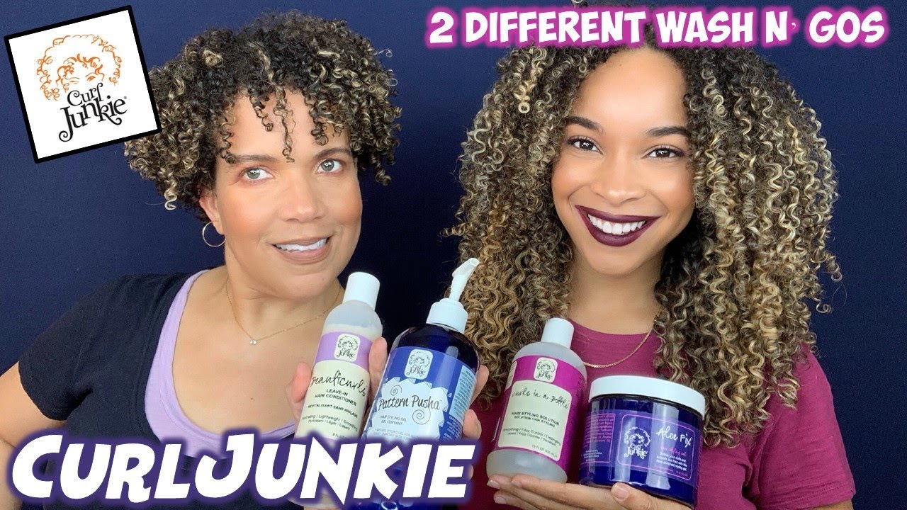 Curl Junkie | TWO Different Wash N' Gos  | Hold & Curl Defintion!