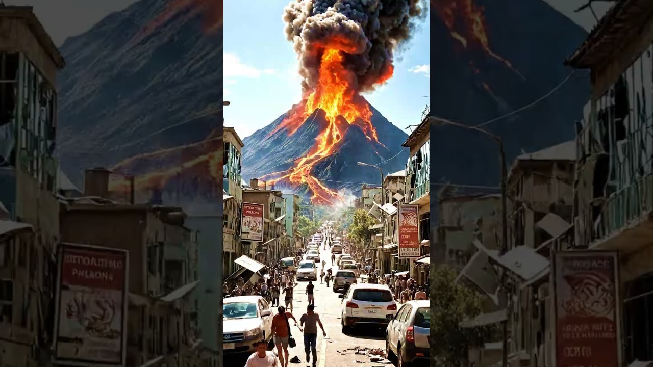 Pompeii 79 AD: 60 Seconds Before the Volcano Engulfed Them。