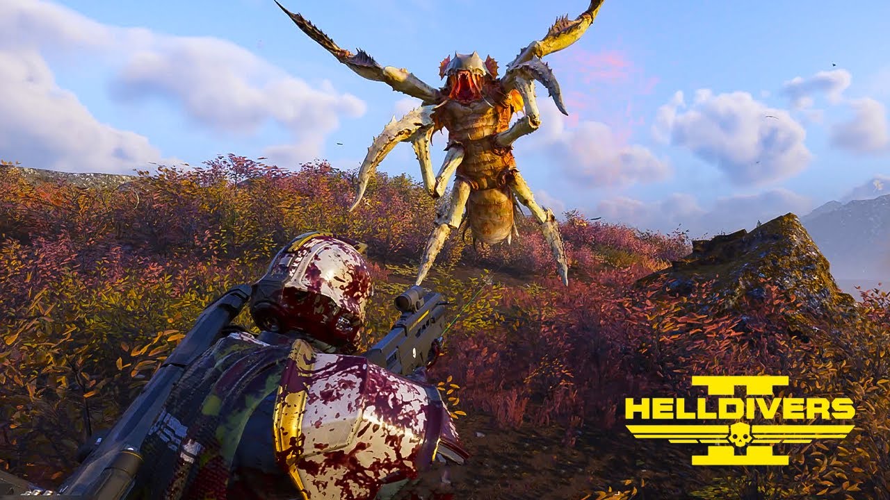 8 Minutes of Helldivers 2 Combat Gameplay (Alien Bugs & Mechs) 4K