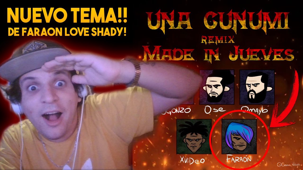 FARAON LOVE SHADY ¿¡NUEVO TEMA!? UNA CUNUMI REMIX ft Qmayb, J Gonzo, XVideo Token & Ose | REACCION
