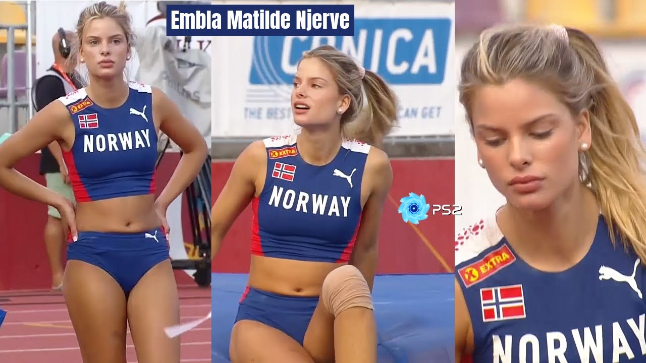 Embla Matilde Njerve, Norwegian Pole Vaulter, Women's U18 Pole Vault Final #emblamatildenjerve