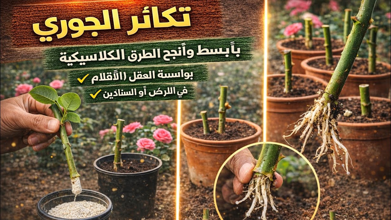 اسرار وخطوات بسيطة لاكثار الجوري السلطاني المحمدي 