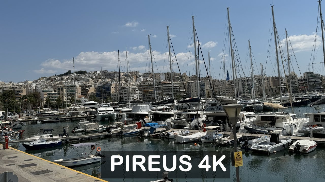 Pireus 🇬🇷 - Atrakcje portowego miasta blisko Aten [4K, napisy]