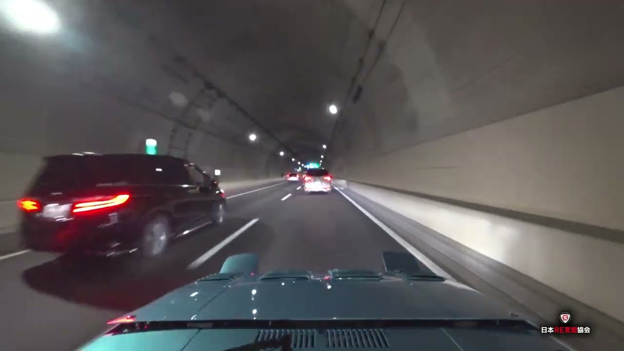 大黒朝活帰路3/3 Driving a Ported Rotary on a Tokyo Toll Road during the day