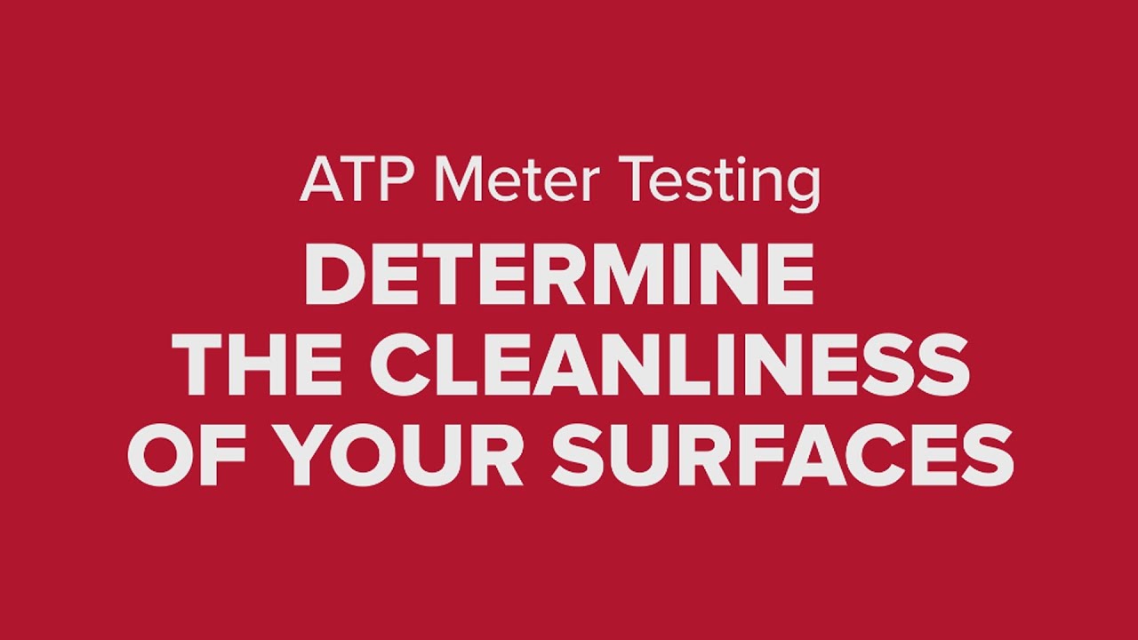 ATP Meter Testing Surface Cleanliness