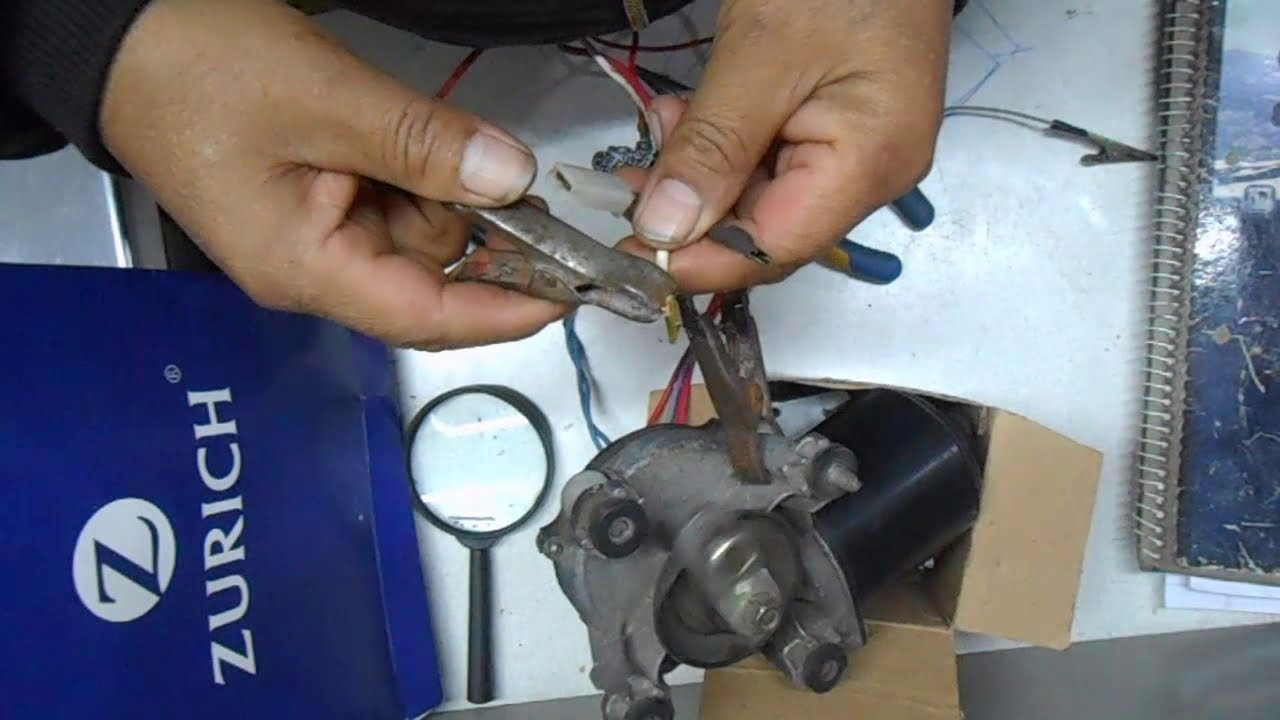 Conexión switch limpiaparabrisas universal