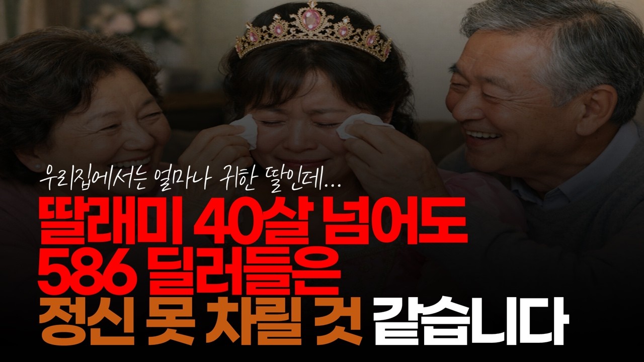 (※시청자댓글) 딸래미 40 넘어도 586 딜러들은 정신 못 차릴 것 같습니다. #딸가진부모 #586딜러 #시집못간딸