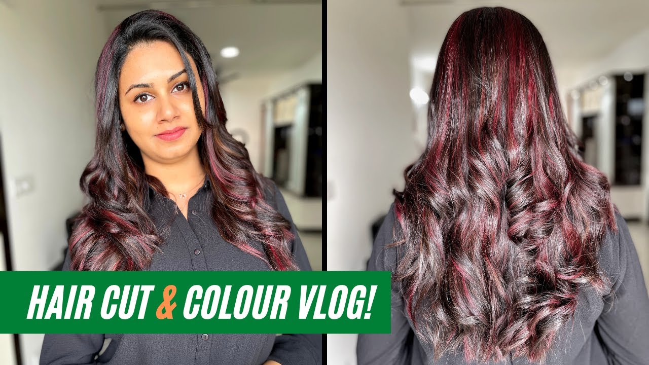 Hair Cut & Colour Vlog ! | Malayalam | Keerthi's Katalog