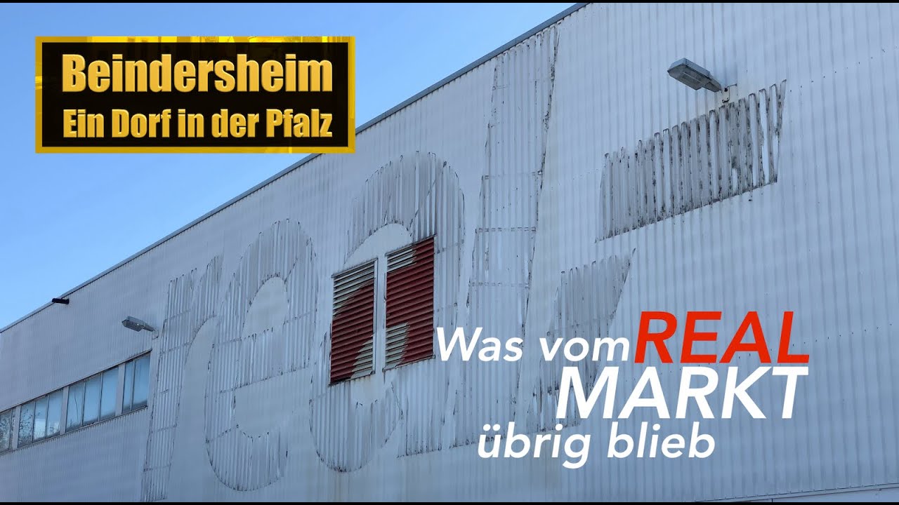 Was vom Real Markt in Frankenthal übrig blieb.