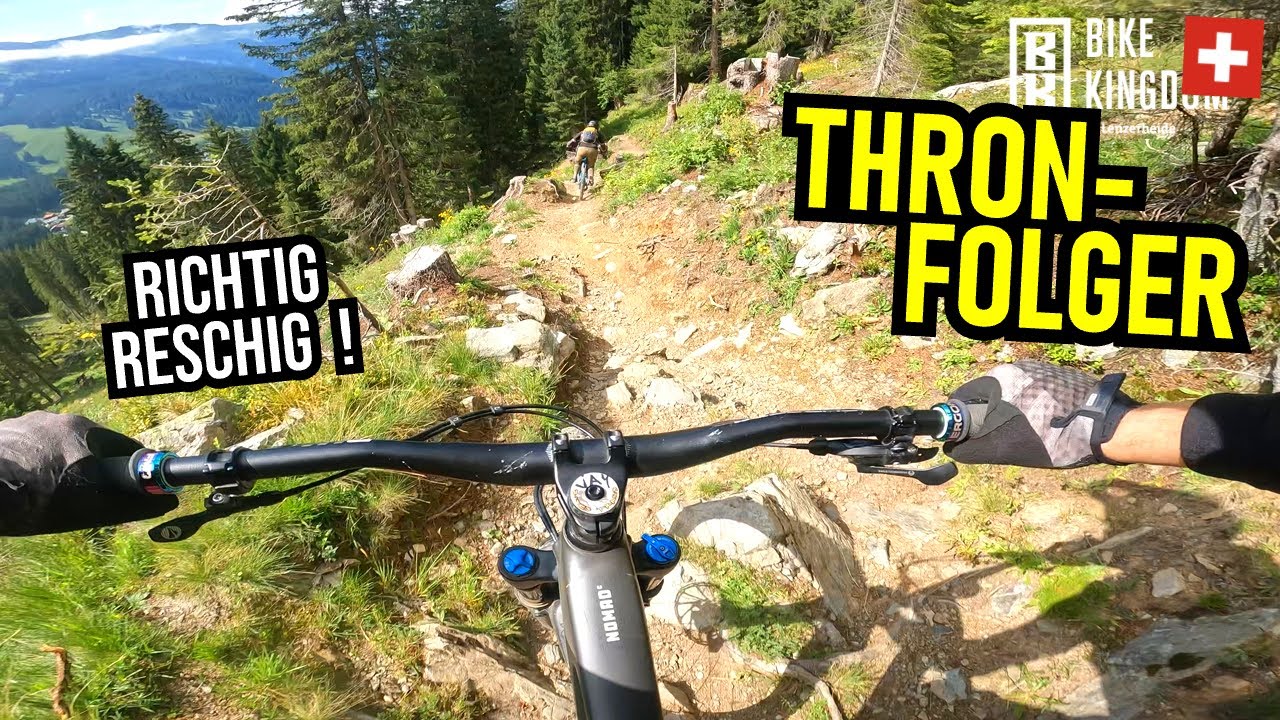 BIKE KINGDOM Lenzerheide: Parpan One Way (Kuhtanamo) ⚫ First Ride, Full Run / Mountainbike Enduro