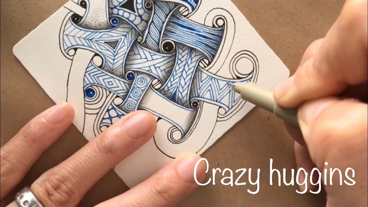 Crazy huggins ゼンタングル・インスタライブ “Zentangle”