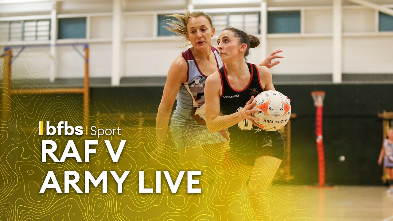 RAF v British Army LIVE | Inter Services netball from RAF Cosford