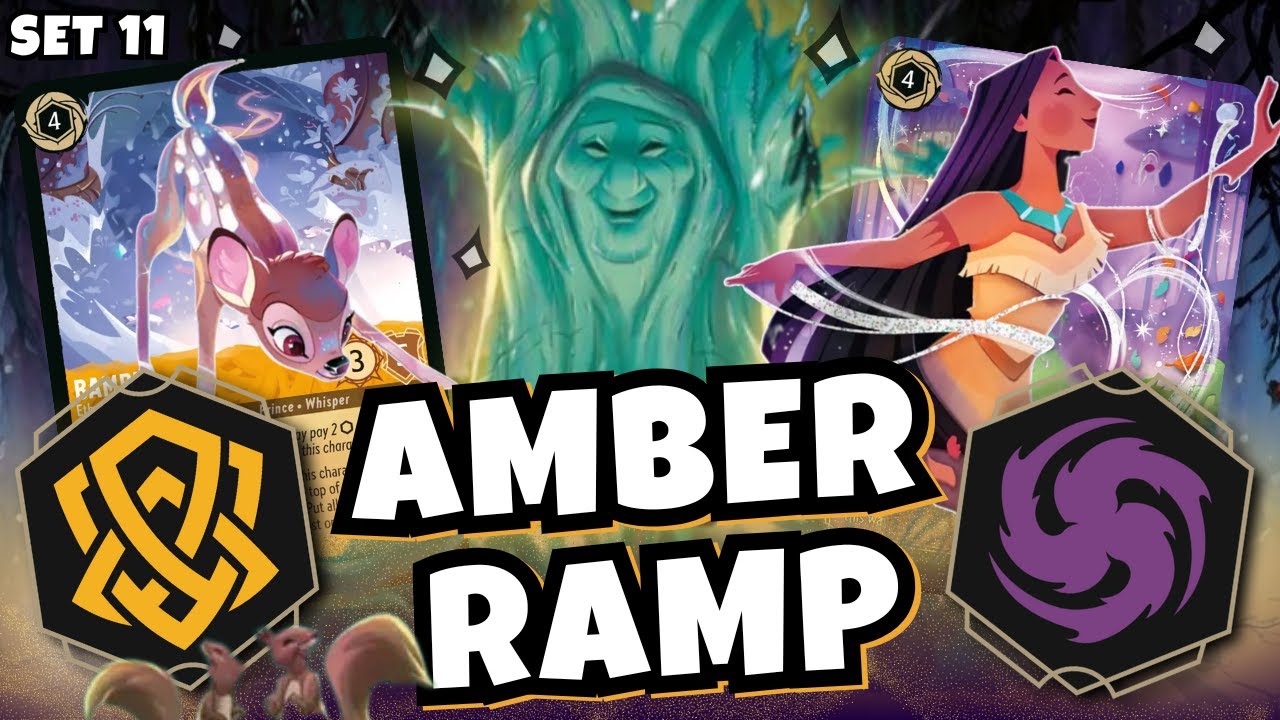 Колода Lorcana Set 11 - Amber Amethyst Ramp!