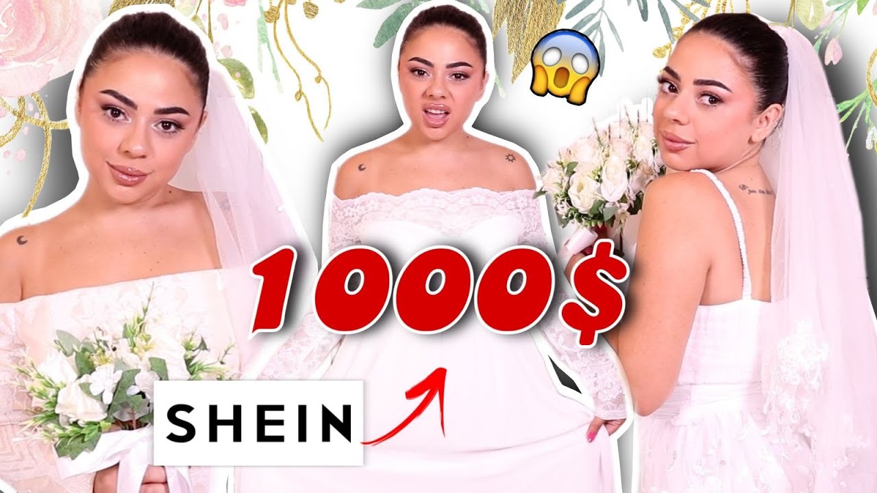 جربت فساتين عرس من موقع شي إن ب 1000$ 💸😱