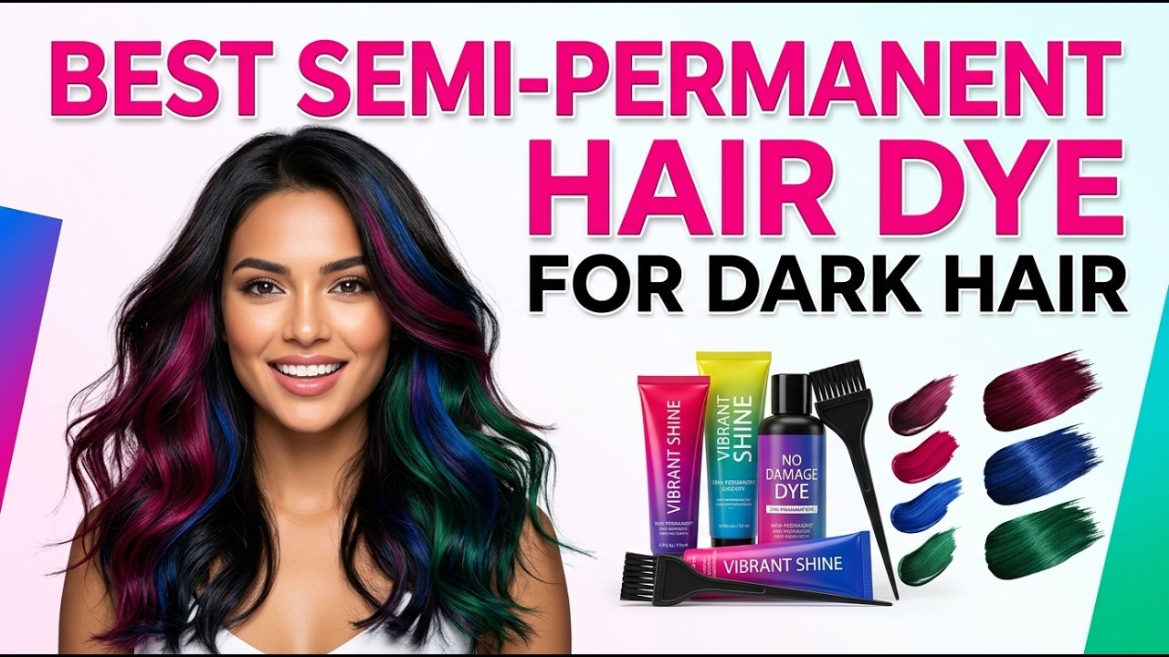 5 Best Semi Permanent Hair Dye For Dark Hair | Semi Permanent Hair Dyes for Dark Hair You’ll Love