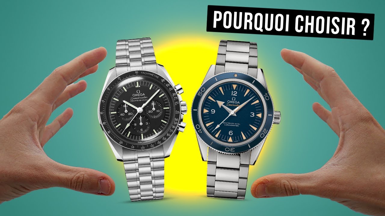 Omega Speedmaster ou Seamaster ? Le duel !