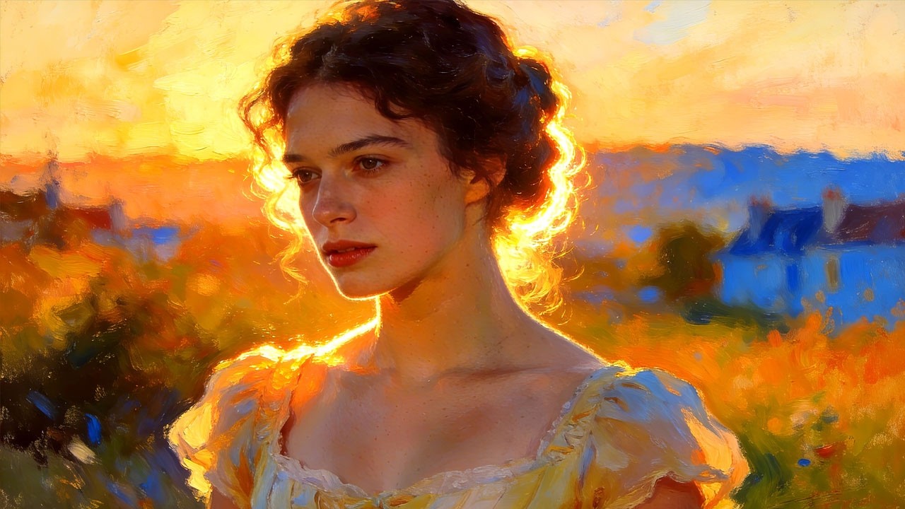 Visual Poem | Golden Hour in Belle Époque France | Living Impressionist Paintings