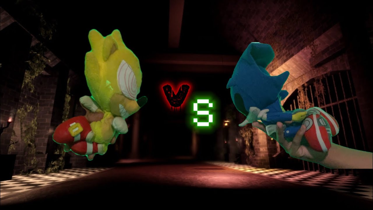 Plush Tube Brawl: Fleetway Super Sonic VS Metal Sonic (In Outcome Memories)