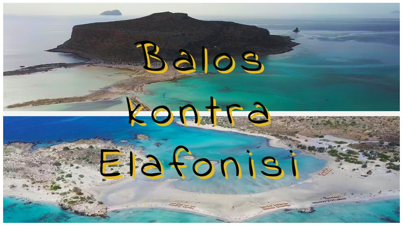 Elafonisi i Balos /Kreta porównanie dwóch, pięknych plaż. Dojazd, zagospodarowanie, widok.