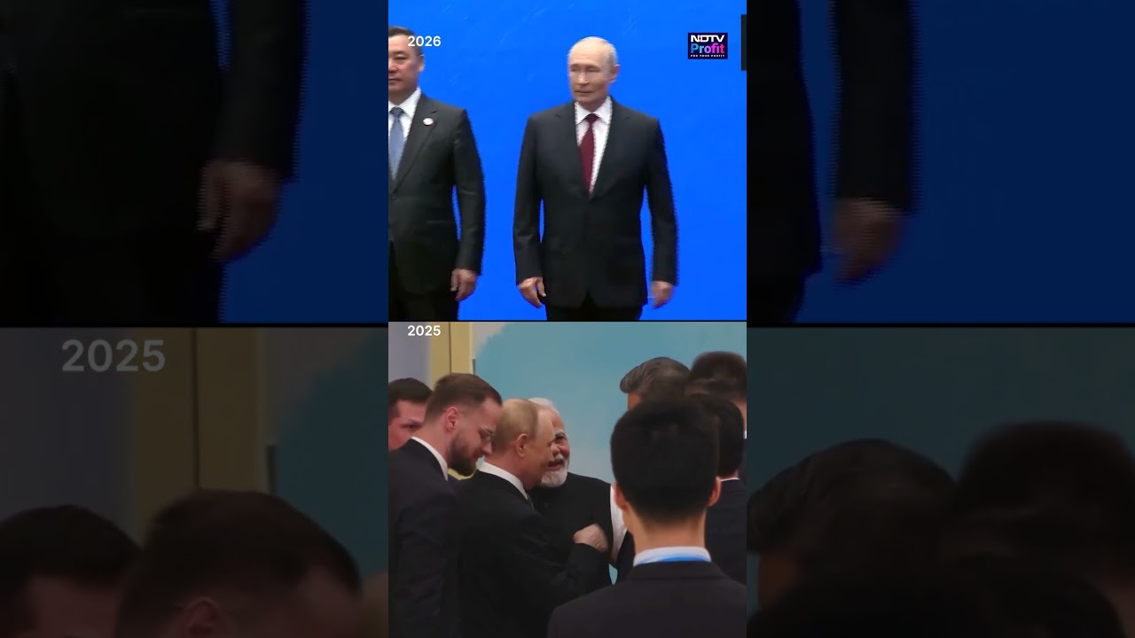 Смотрите: Моди, Путин и Си Цзиньпин повторили вирусный момент ШОС в Бишкеке | #shorts