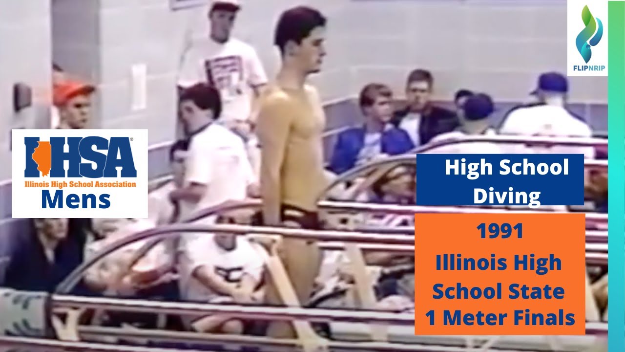 1991 Illinois High School State Diving Championships - Boys 1 Meter Springboard Diving