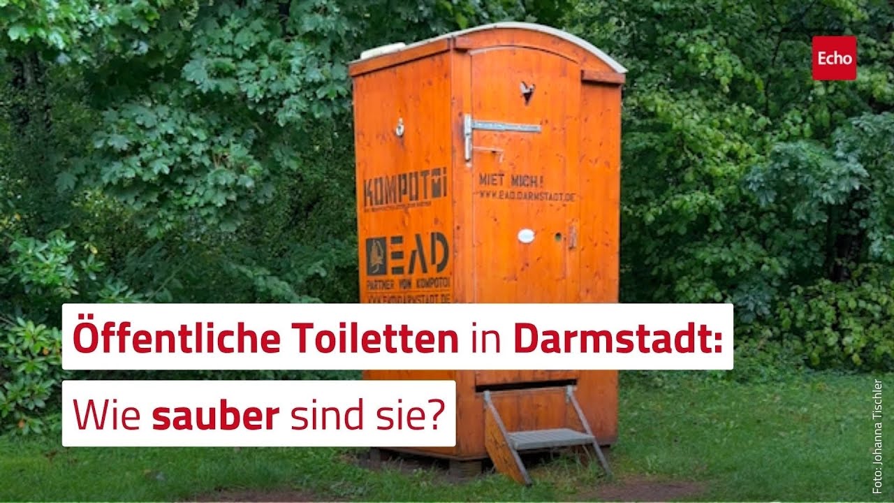 &Ouml;ffentliche Toiletten in Darmstadt: Wie sauber sind sie?