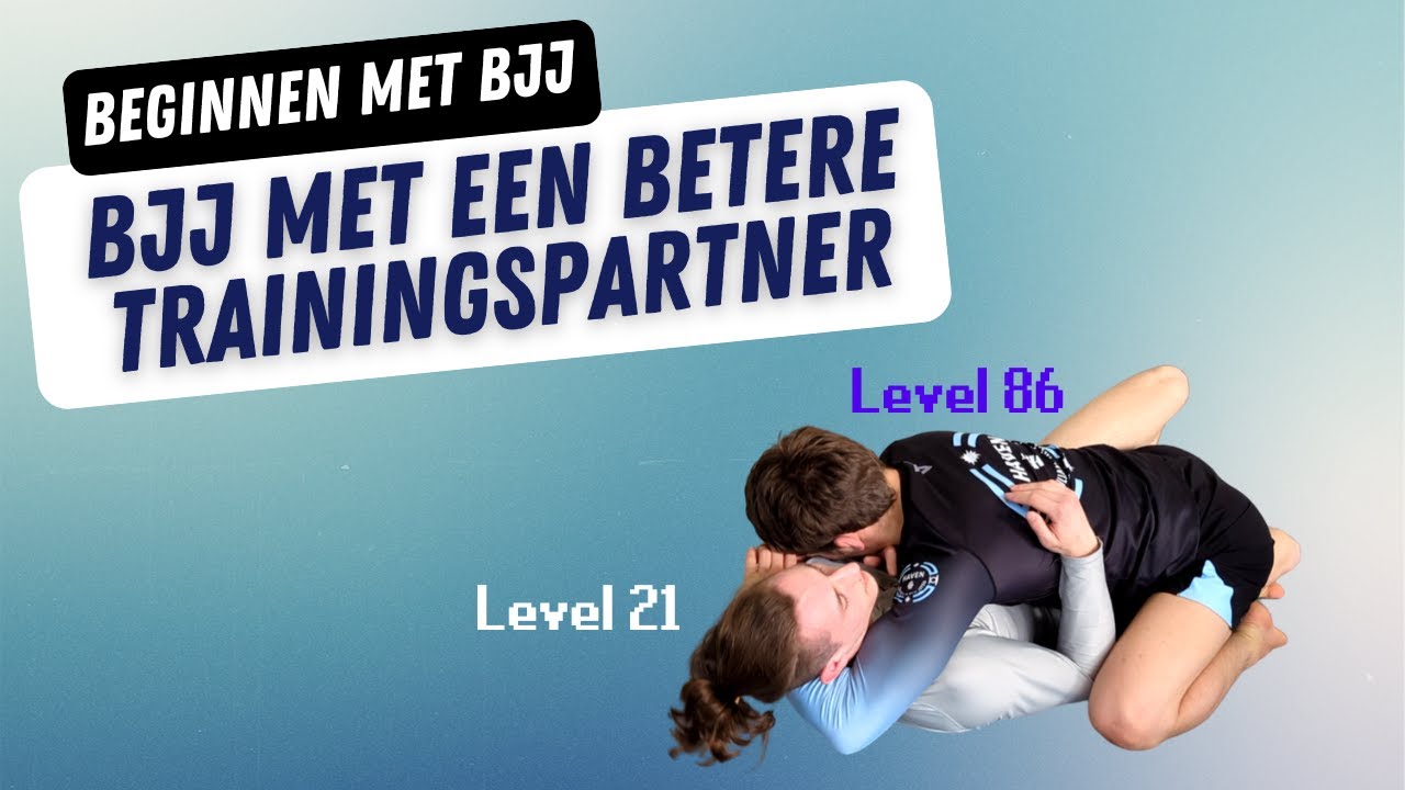 Trainen met een betere partner - Beginnen met BJJ