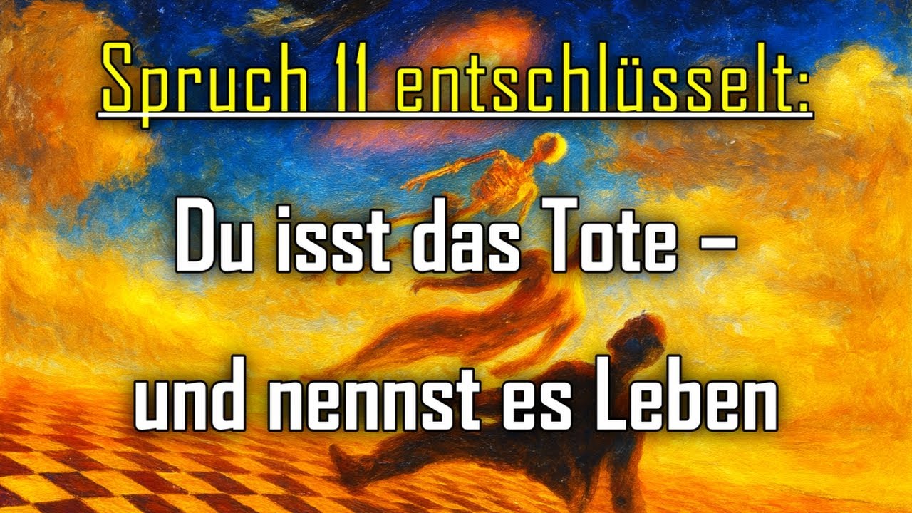 Du konsumierst das Tote und nennst es Leben -  Thomasevangelium Spruch 11 entschlüsselt