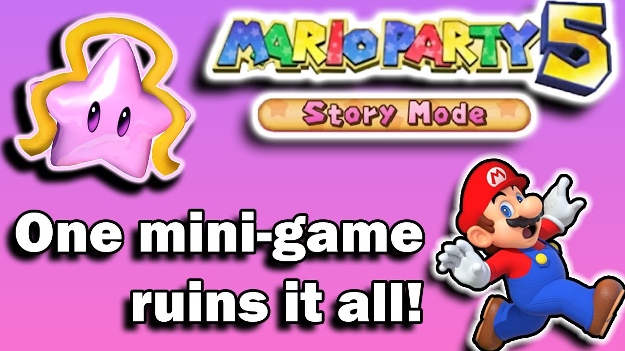 Don't play Mario Party 5 alone...