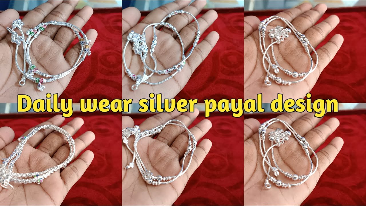2000 rupeer under Silver chain Payal design || Starting from Rs.1399/- Only