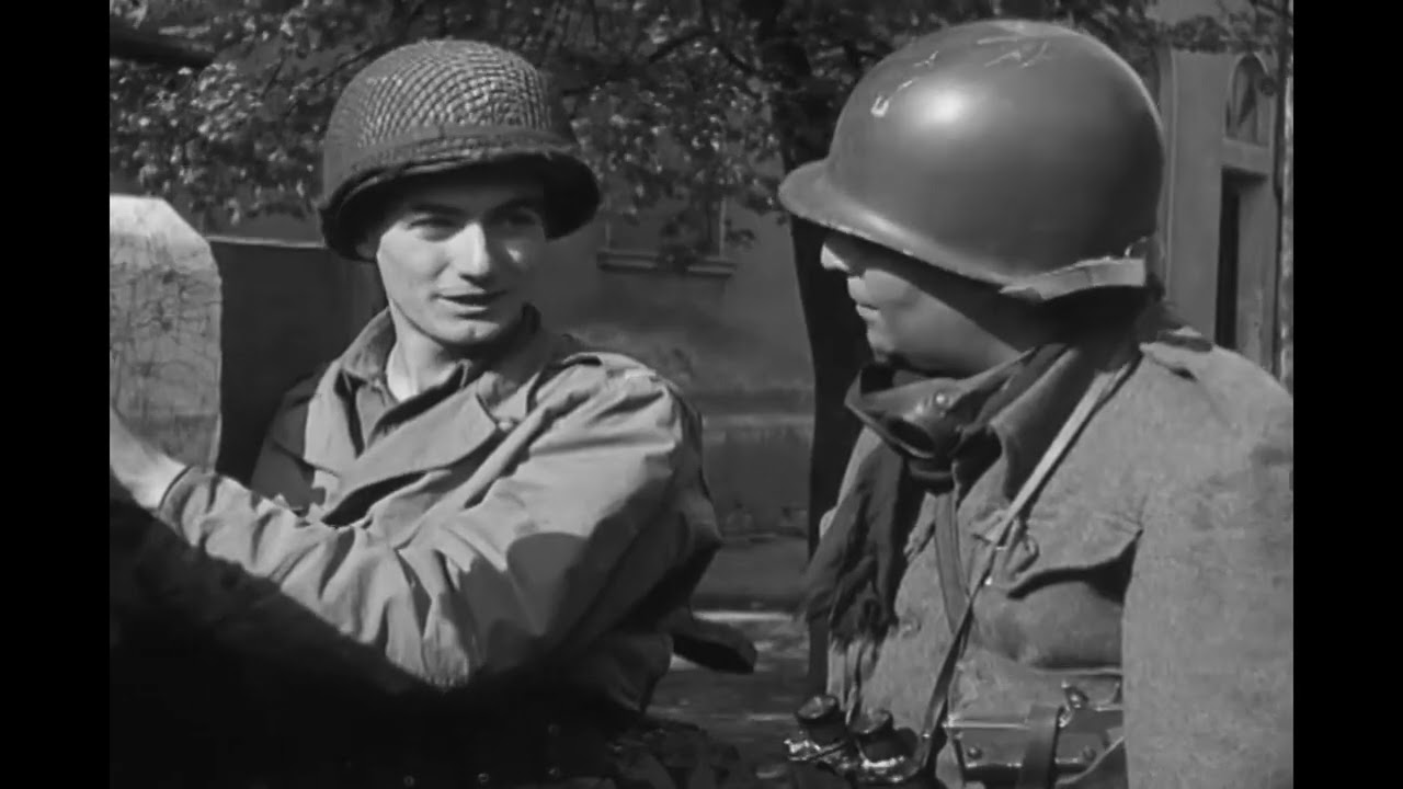 Psychological Warfare with the 83rd Division in Niederlepte  Germany  ORIGINAL SOUND  April 25  1945