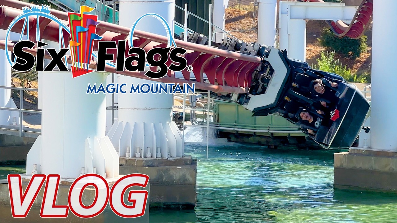Does Six Flags Magic Mountain SUCK without X2 & Twisted Colossus | VLOG | October 2024