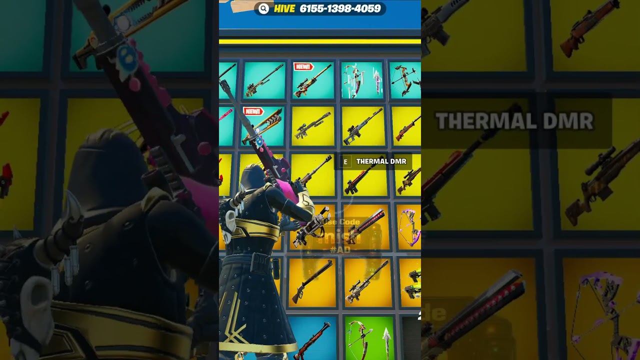 1 на 1 с любым оружием: секреты, коды, местоположения (алмазная DMR) в Fortnite!