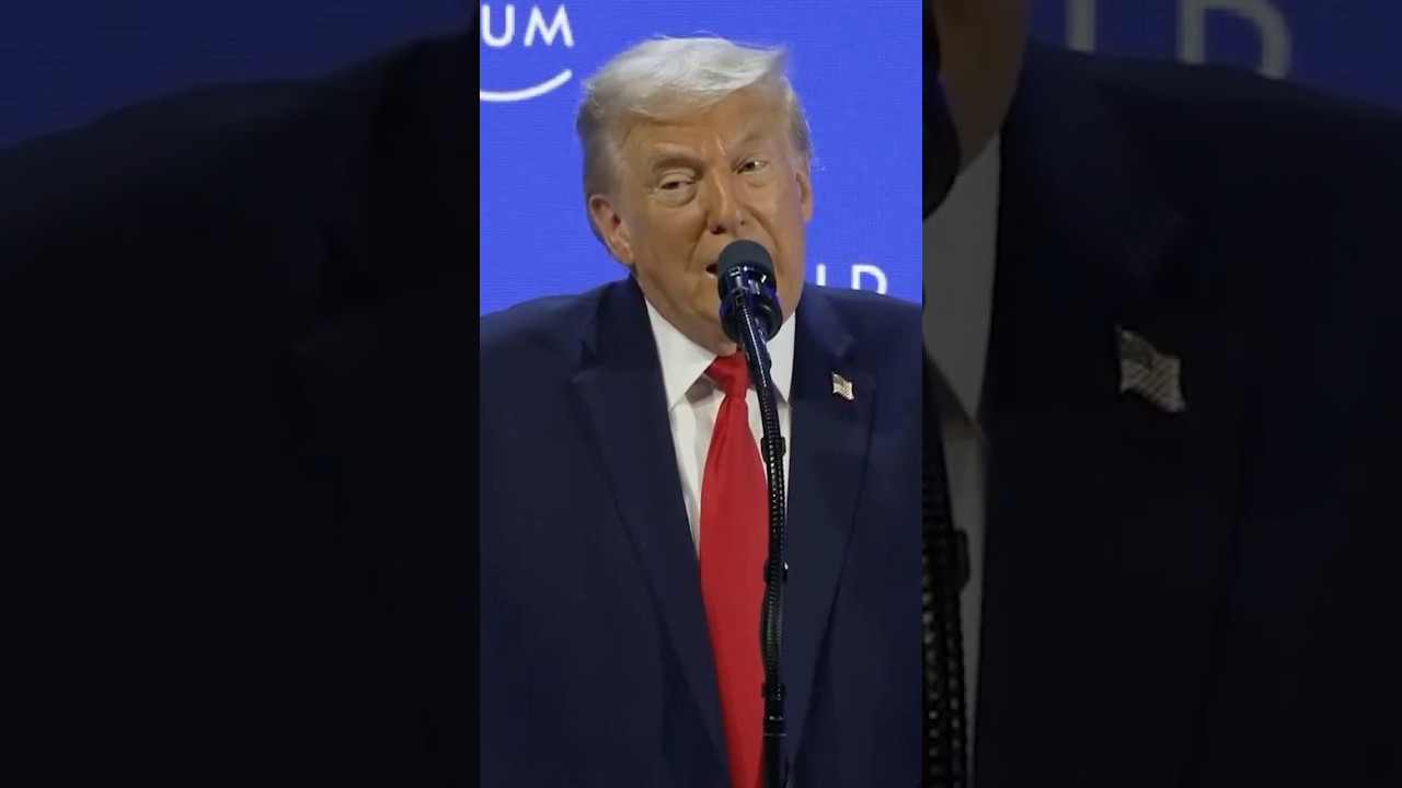 Trump at Davos Says Europe Not Heading in the Right Direction