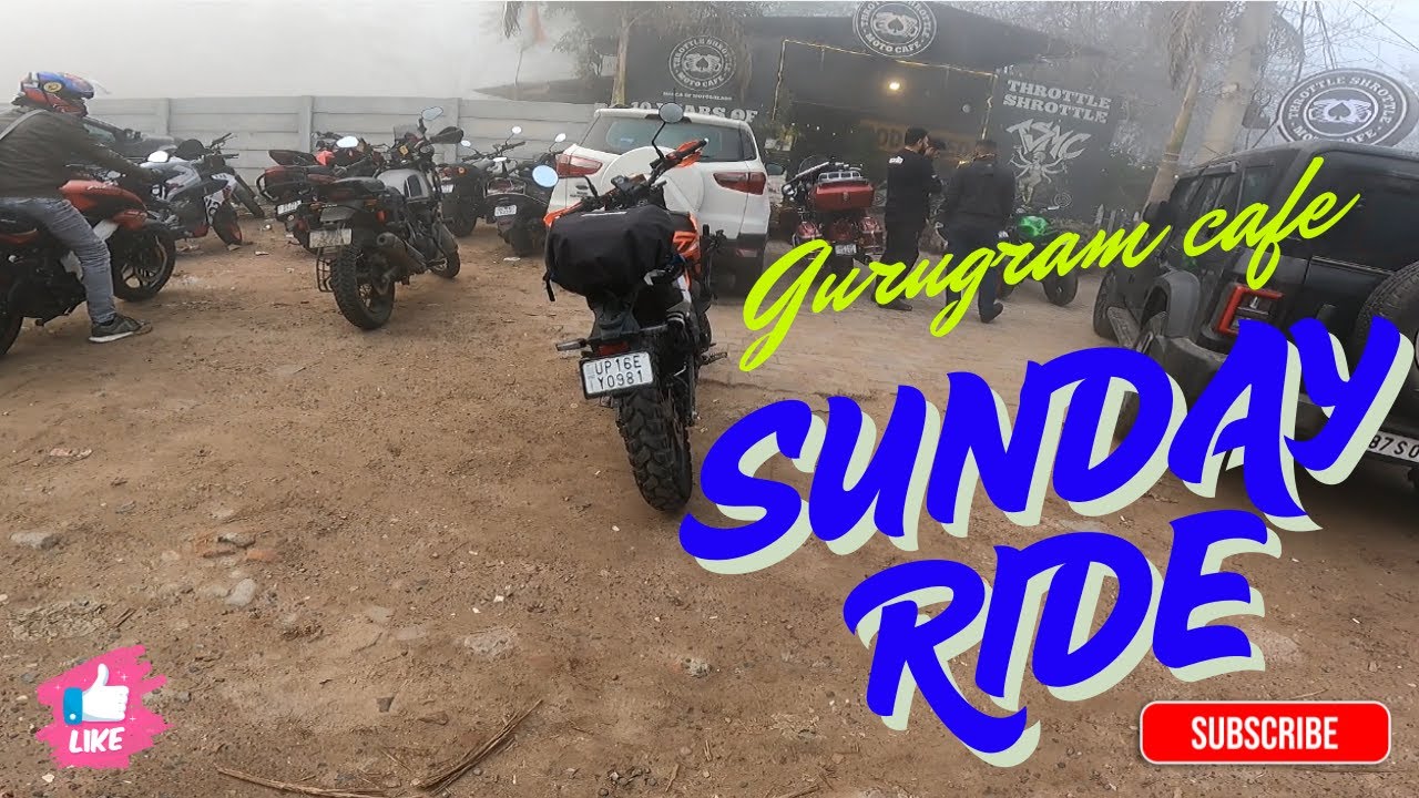 Gurugram cafe (Sunday ride)#rider #racer #thorttleshorttlecafe #bikeride #motovlog