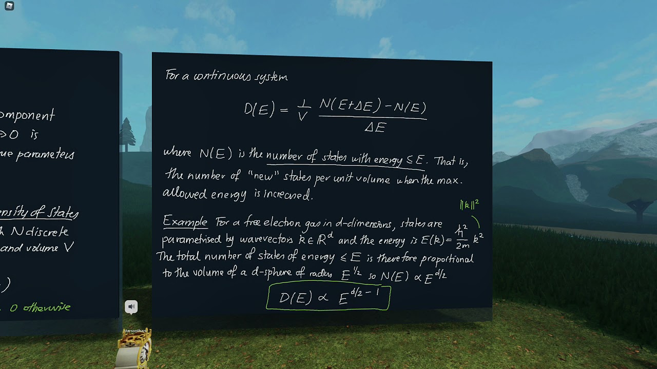 Singular Learning Theory - Seminar 5 - Introduction to density of states