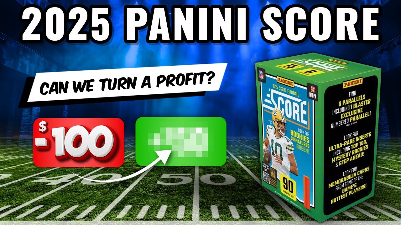 ИСКУПЛЕНИЕ!!!🚨ПРОФИТ ЧЕЛЛЕНДЖ🚨 2025 PANINI SCORE ФУТБОЛЬНЫЕ БЛАСТЕРЫ