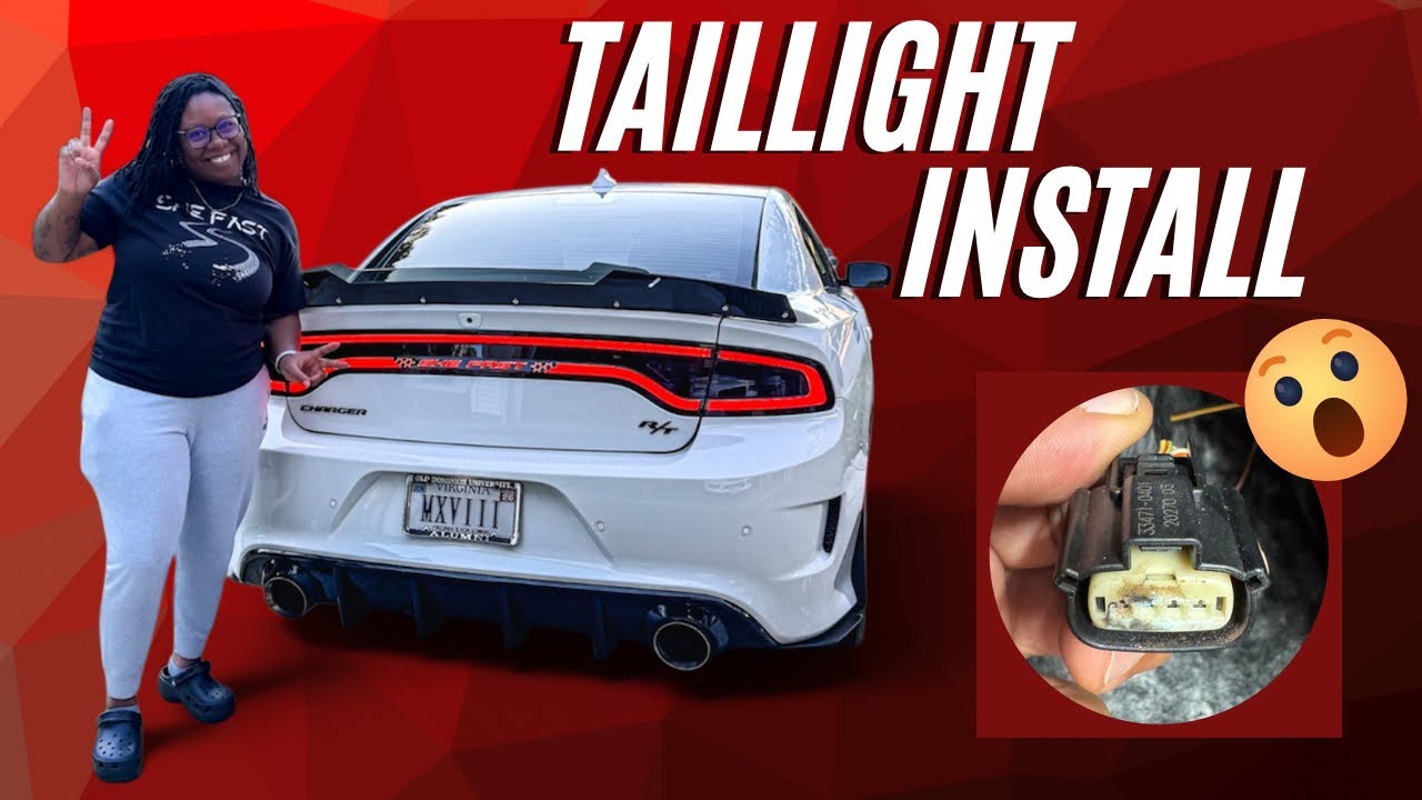 Замена задних фонарей Dodge Charger