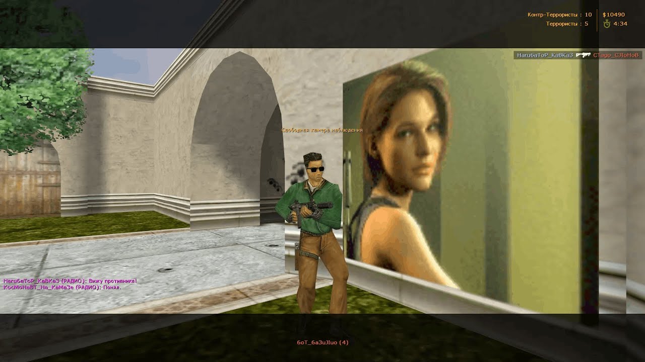 Counter Strike 1.6 playing with bots #4