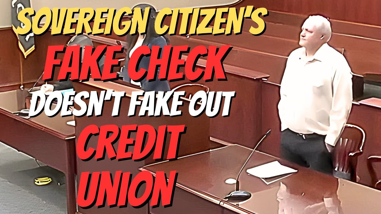Sovereign Citizen's FAKE Script In Court Is As BAD As The FAKE Checks He Was Writing