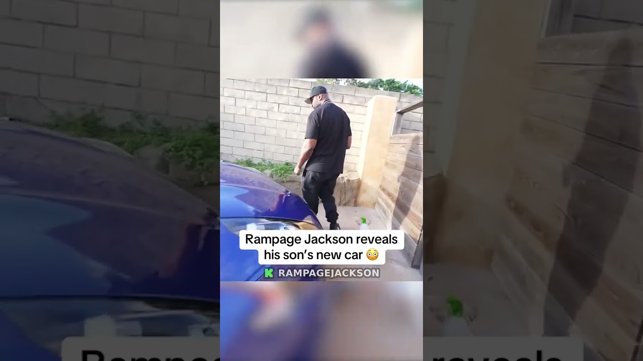 Rampage Jackson Surprises His Son With a Brand New Car
